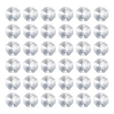 K9 Crystal Octagon Beads 2 Holes Pendants 40 Pack 20mm Clear