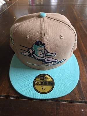 New Era 59Fifty Minor International League Buffalo Bisons Logo Brown hat 7 1/4 