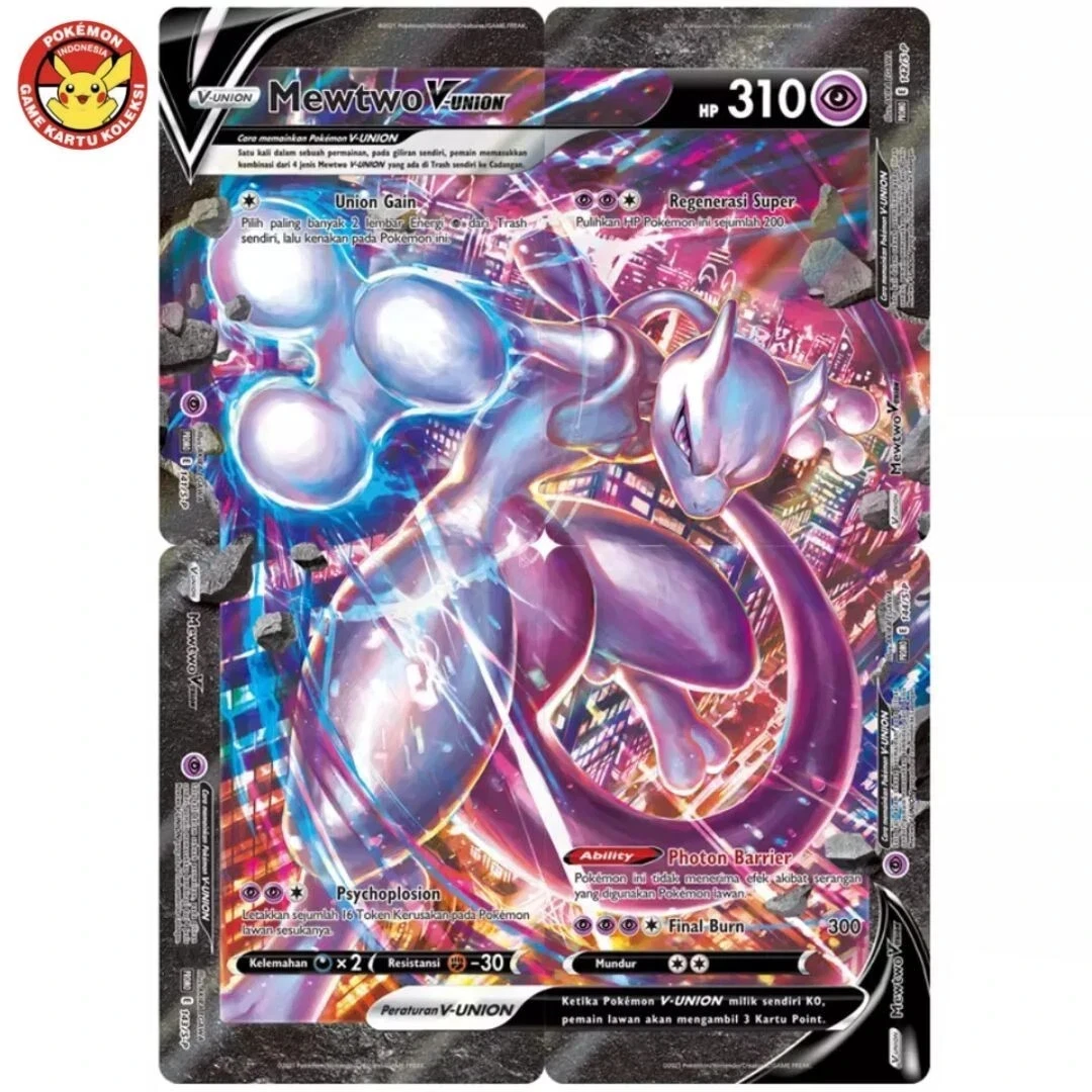 Mewtwo V-Union Pokémon TCG Cards for sale | eBay