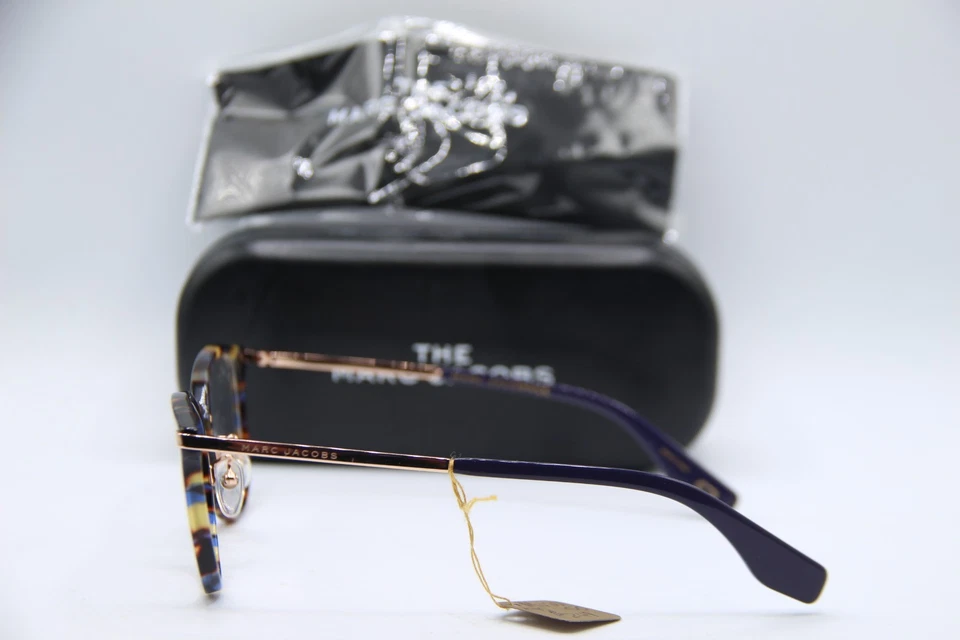 NUEVAS GAFAS MARC JACOBS 331/F AY0 AZUL HABANA MONTURAS AUTÉNTICAS 50-21 Foto 2 de 4