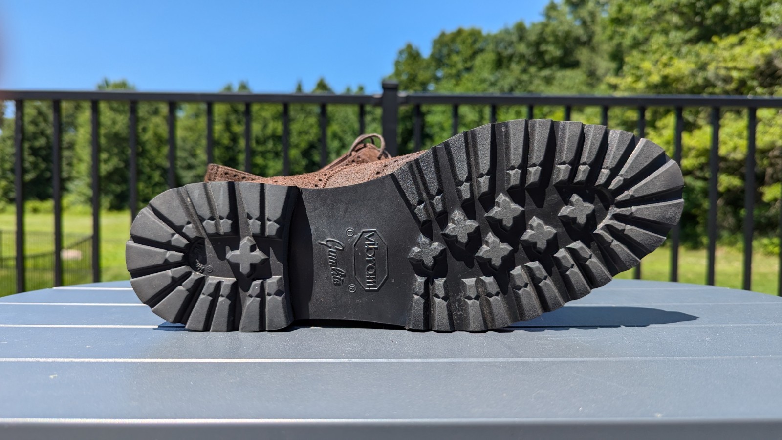 SAOLA TLB Mallorca Country style Derby taglia US 11D suola Commando cerata grezza