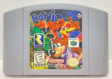 Banjo-Kazooie Nintendo 64 N64 Original Game  1998 Tested  Cleaned  Authentic