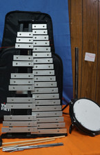 Vic Firth Xylophone 32 Key  Practice Drum Pad  Rolling Carry Case