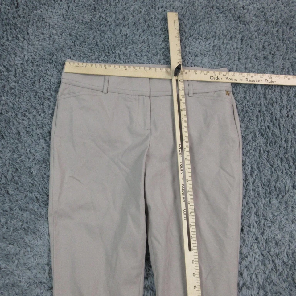 Pantalones Ivanka Trump para mujer 10 pierna recta vestido de oficina mezcla de spandex trabajo 33x28* Foto 4 de 4