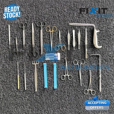 Face Lift Instruments Set of 21Pcs Face Surgery Instruments Stainless Steel