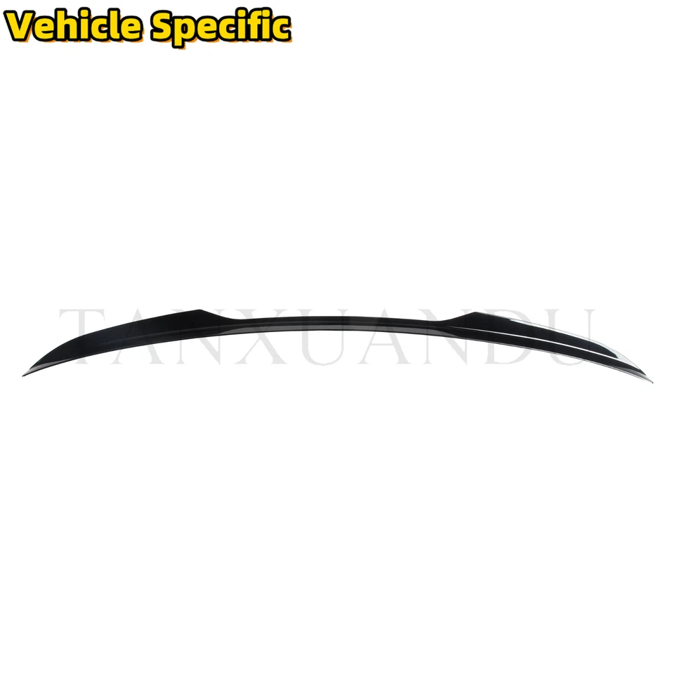 Fit For AUDI Q5 2009-2017 8R Rear Tailgate Middle Spoiler Wing Sport Style Black - Изображение 3 из 4