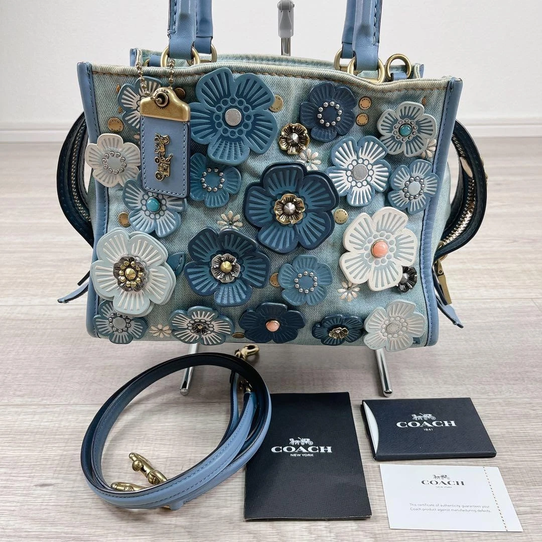 Coach Fringe Blue Bags & Handbags for Women for sale | eBay