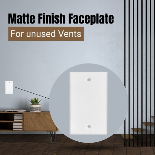 10 Pack Lot Keystone 1 Hole Port Jack Wall Face Plate Network CAT5e