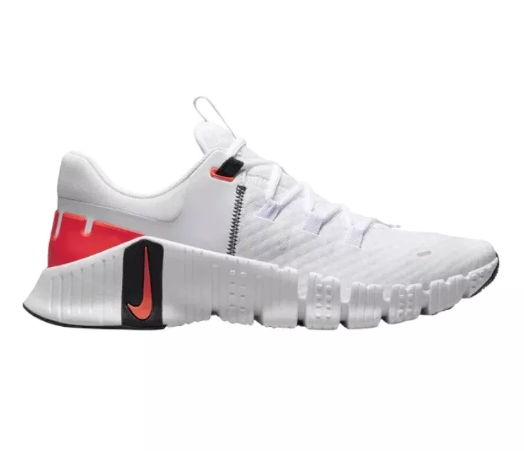 Nike Free Metcon 5 White Crimson Gym Shoes Training Mens Size US 14 NEW