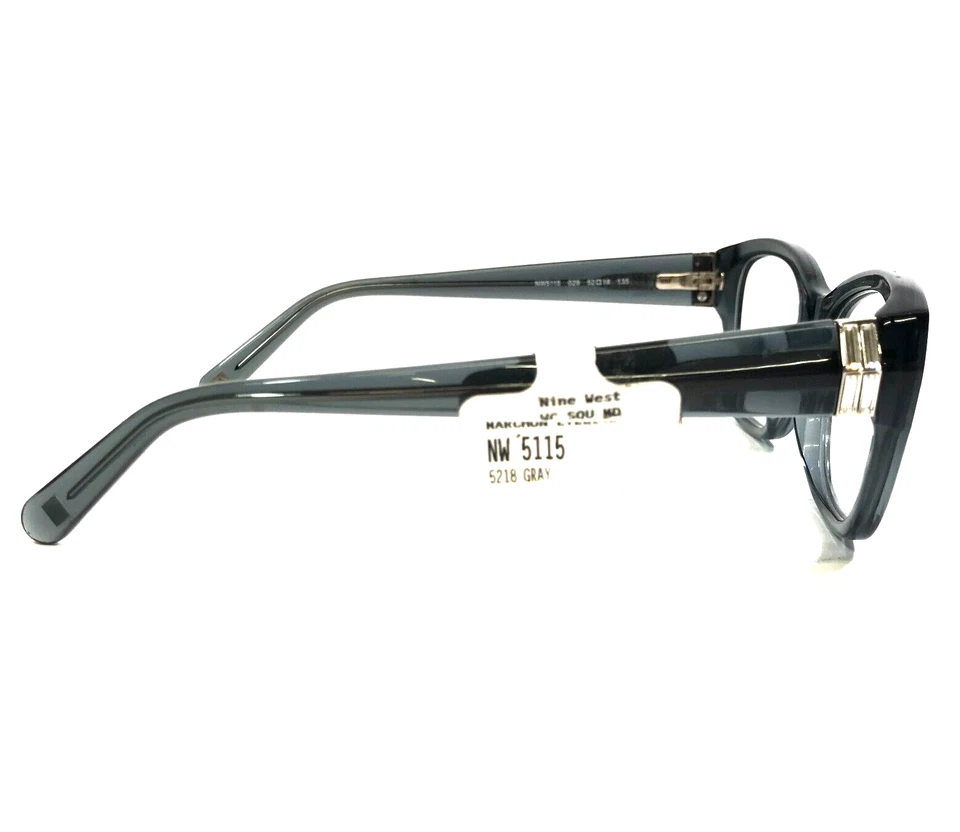 Оправы для очков Nine West NW5115 029 темно-серые квадратные с полным ободком 52-18-135 - Изображение 3 из 4