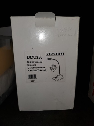 Bogen uni-Communications BG-DDU250 Tischmikrofon Push-Talk/Talk-Lock