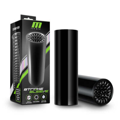 Blush M for Men Soft  Hand Held Ribbed Ticklers Male Masturbation Device Sex Toy
