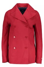 Gant Elegant Pink Cotton Sports Jacket With Logo