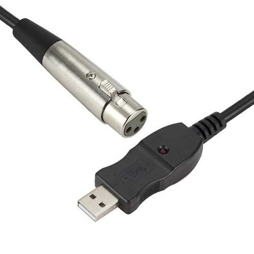 3M USB Male to XLR Female Microphone Link Cable For PS2/PS3/WII/XBOX hosts - Picture 7 of 11