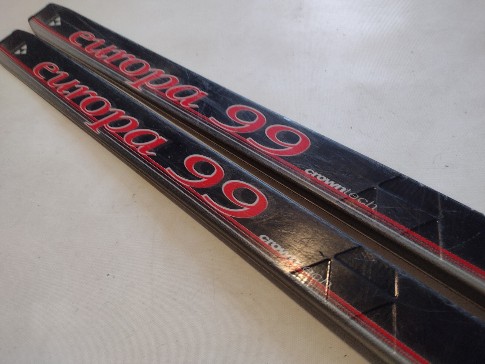 Fischer Metal Edge Cross Country SKIS 200 cm Waxless Rottefella NNNBC