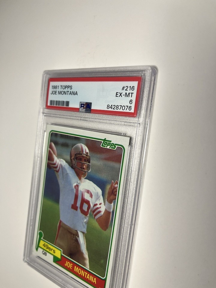 1981 topps Joe Montana rookie card eBay