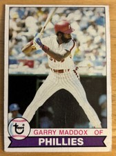 1979 Topps Garry Maddox Baseball Card #470 Phillies Outfield Low Grade O/C