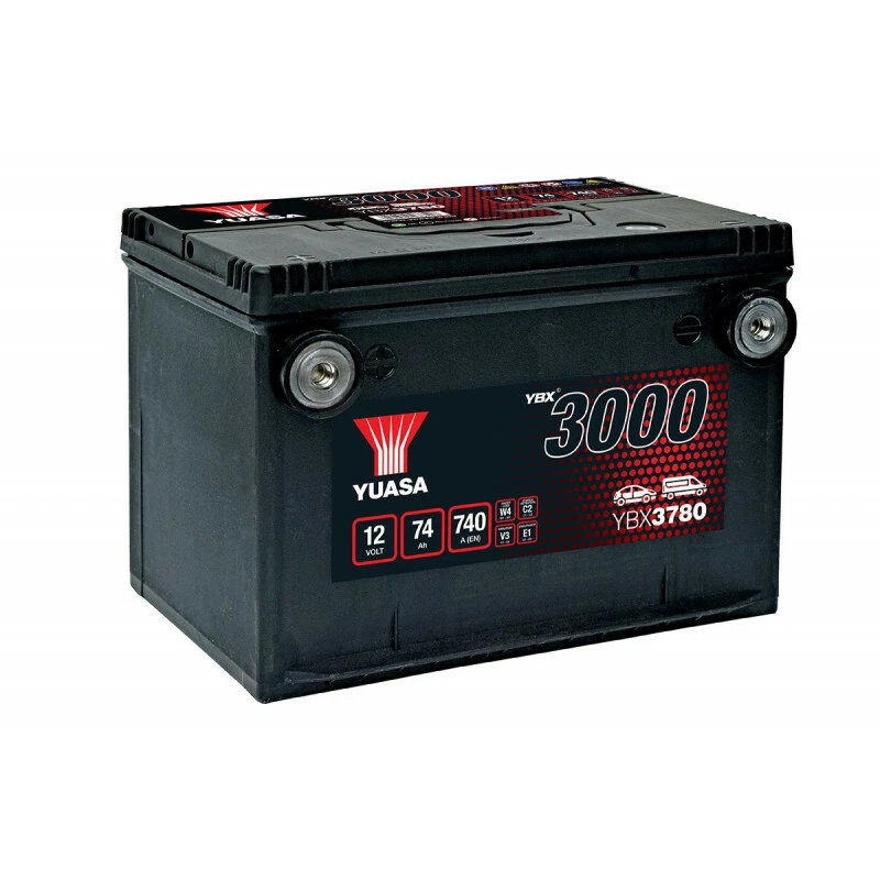 Batterie voiture américaine Yuasa SMF YBX3780 12V 74ah 7400A - Photo 1/1