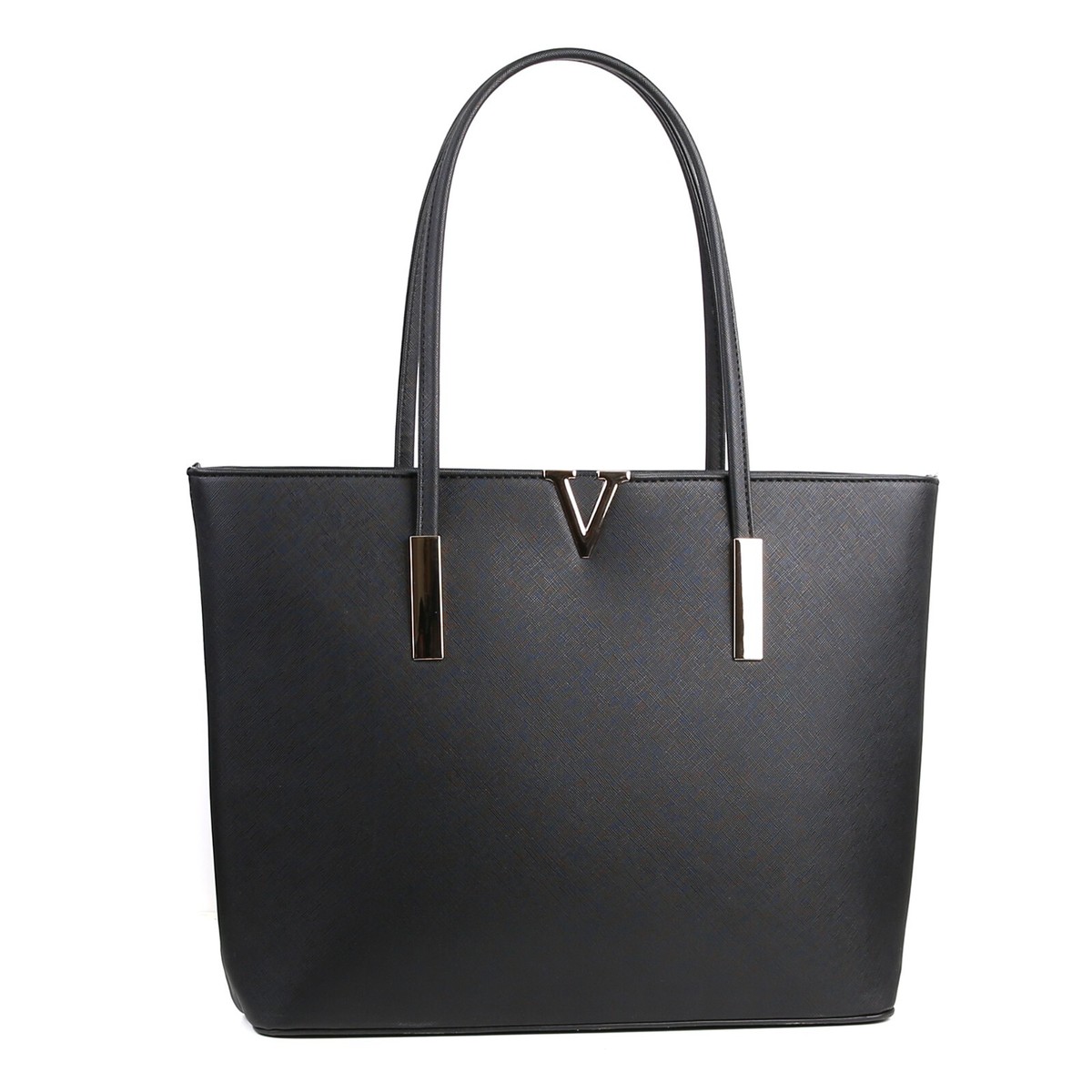 School Handbag Black Large Tote Bag for Women Bag fit inch