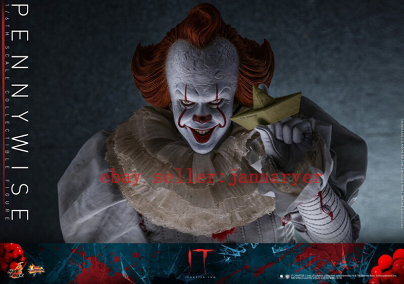 Perfect Hot Toys Mms555 1/6 It Chapter Two Pennywise Action Figure