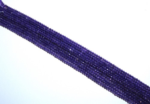 edelsteine24 Sehr schöner Amethyst Strang fac. Kugeln 4,25mm / 40cm! Amet-b1
