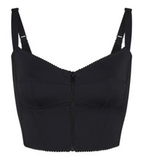 Skims Glam Bustier Bra Onyx Size Large