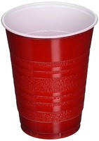 252 Disposable Red Plastic Cups 18 Oz Birthday Wedding Party Glasses Drinking 252 Disposable Red Plastic Cups 18 Oz Birthday Wedding Party Glasses Drinking