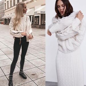 zara cable knit sweater
