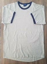 J. Crew Men's Size M Gray/Grey Crewneck T-shirt Made in USA