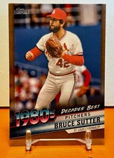 2020 Topps Decades Best Pitchers - Gold - #26/50 & Blue Parallels Bruce Sutter