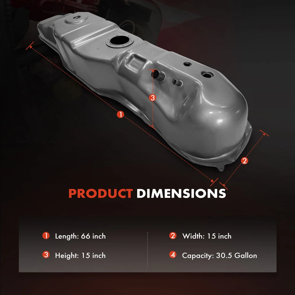 Tanque de combustible de 30,5 galones para Ford F-150 F-250 1997-1998 F-250 HD 1997 F65Z9002GH Foto 4 de 4