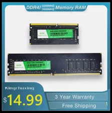 Kingchuxing 32GB 16GB 8GB 4GB 3200MHz DDR4 2666MHz Memory RAM For Laptop Desktop