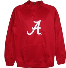 Alabama Crimson Tide Men's 1/4 Zip Hooded Sweatshirt - Team Colors