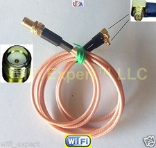 SMA female to Y type 2X L MMCX male Spliter Combiner cable pigtail RG316 4-20"