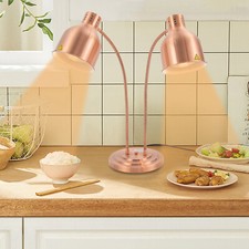 500W Double Head Electric Food Heat Lamp For Food Service,Food Warmer Light