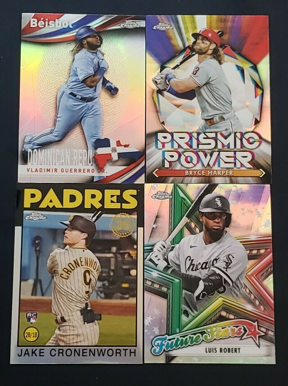 2021 Topps Chrome Baseball INSERTS You Pick - 2 Card Minimum