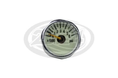 Fuel 0 - 6000 PSI, Gauge, Manometer, Paintball