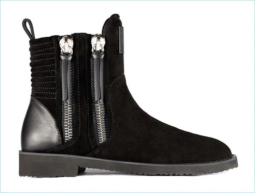 $ 1795 Designer Giuseppe Zanotti X Zayn Herren Reißverschluss Wildleder Biker Stiefeletten - Bild 4 von 14