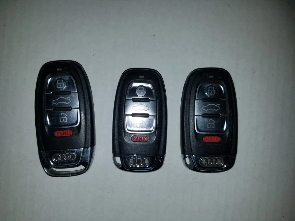 ЛОТ ИЗ 3 ЗАВОДСКИХ СМАРТ-БРЕЛОКОВ 2009–2018 AUDI A8 A7 A6 A5 A4 ПУЛЬТ ДИСТАНЦИОННОГО УПРАВЛЕНИЯ БЕЗ КЛЮЧА - Изображение 2 из 4
