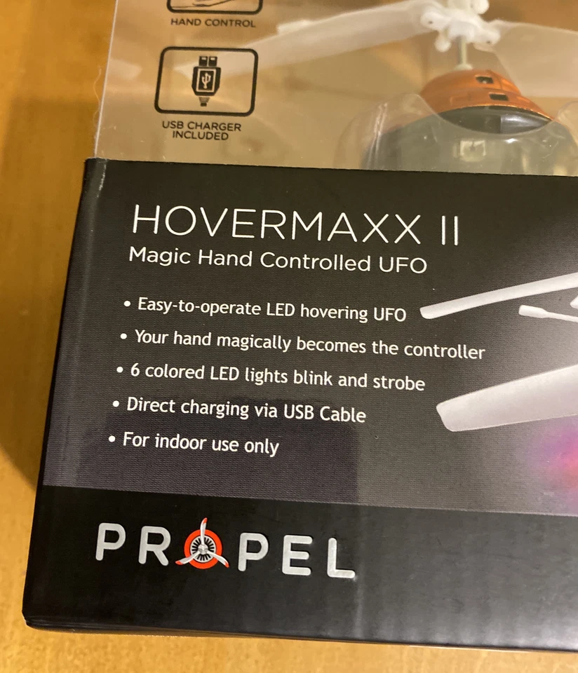 Propel Hovermaxx II Magic Hand Controlled UFO - 6 Colored LED Lights Indoor - Image 2 of 4