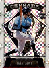 2022 Panini Chronicles - Crusade Josh Lowe #8 Building Blocks Prizm (RC)