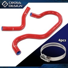 2* Silicone Upper Lower Radiator Hose Fit For CHEVROLET SILVERADO 1500 99-06 red