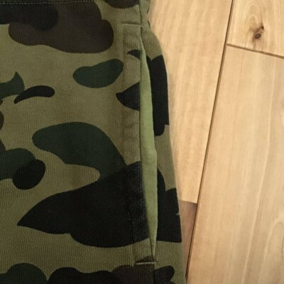 BAPE Sweat shorts 1st camo green A Bathing Ape Size S | eBay