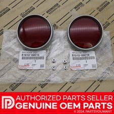 Genuine Toyota 58-73 Land Cruiser Fj25 Fj40 Fj55 Oem Rear Reflector Lenses Set Genuine Toyota 58-73 Land Cruiser Fj25 Fj40 Fj55 Oem Rear Reflector Lenses Set
