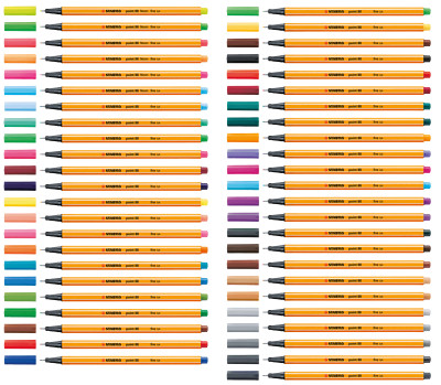 Stabilo Point 88 Fineliner 0,4 mm Einzelstifte Auswahl 65 Farben 6x Neon Pastel