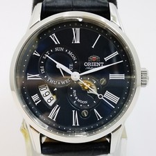 ORIENT Classic SUN & MOON RN-AK0004L Navy Silver Mechanical Men Watch New in Box