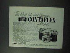 1960 Zeiss Contaflex Super Camera Ad - Most Wanted