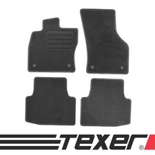 Fussmatten für Skoda Superb III 3V 2015- Anthrazit / Graphit Textil Fußmatten