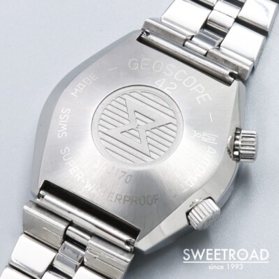 EXO 時計 EDOX GEOSCOPE42 World's first authentic world time GMT Ref.200170