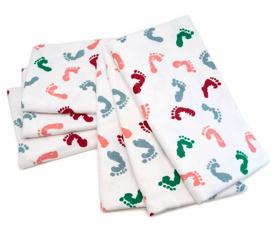 Paquete de 6 mantas de recepción de hospital para bebés recién nacidos Swaddle Foto 3 de 4